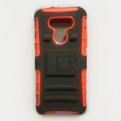 Estuche resistente rojo Lg Harmony 4 con clip para cinturón Foto 1 de 4