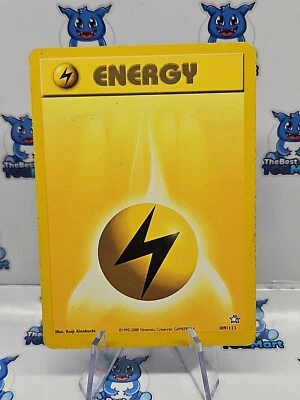 Pokemon Neo Genesis - Lightning Energy - 109/111 - MP - Image 1 of 2