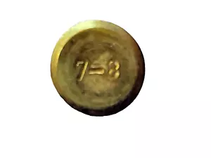 25~7-8 Brass brake rivets 3/16 stem diameter x 1/2" long from x 3/8" head dia. - Picture 1 of 2