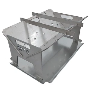 DISCOUNTED STOCK: 5mm THICK FERRITIC STAINLESS STEEL Flat Pack Fire Pit, 600mm L - Picture 1 of 12