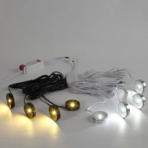 Lots of Mini LED Light Fixture Ultraplate Cabinet Lamp Power Adapter Hub Display - Picture 1 of 17