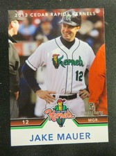 2013 Perfect Game, Cedar Rapids Kernels - JAKE MAUER