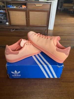 ADIDAS Stan Smith SunGlo Reflective Ortholite SZ: Men Size 13 - Image 1 of 4