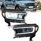 VLAND Full LED Headlights for Ford Ranger T6 2016-2021 Sequential Turn Pair