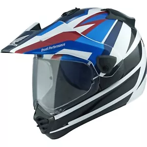 Casco de Moto S Arai Tour-X5 Africa Twin - Enduro con Visor Blau-Weiß-Schwarz - Imagen 1 de 4