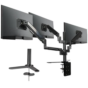 Triple Monitor Mount - Vesa Monitor Mount,Adjustable 3 Monitor Desk Stand - Picture 1 of 7