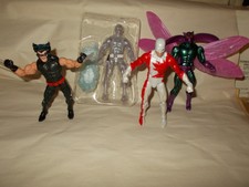 MARVEL LEGENDS  LOT OF 4  WOLVERINE, GUARDIAN, BEETLE & ICEMAN  *GREAT CONDITION