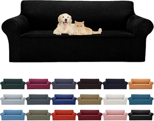2025 New Stretch Sofa Slipcovers Couch Cover for 3 Cushion Furniture Protector S - Picture 1 of 12