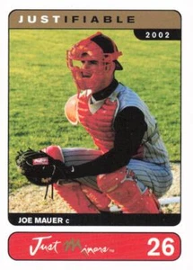 2002-03 Justifiable #26 Joe Mauer - Picture 1 of 2