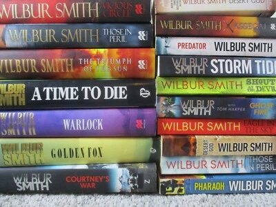 Libros duros y libros de bolsillo Wilbur Smith gran selección envío combinado Foto 1 de 4