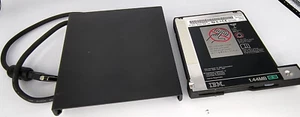 VINTAGE IBM THINKPAD EXTERNAL 1.44MB DISK DRIVE SONY 05K6187 05K8804 RM4-BIN36 - Picture 1 of 7
