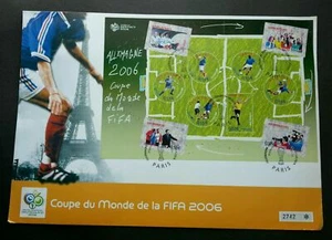 [SJ] France Germany FIFA World Cup 2006 Football Soccer (FDC) *odd *see scan - Picture 1 of 6