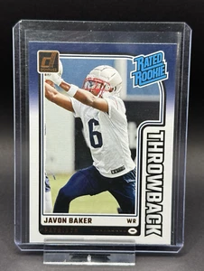 JAVON BAKER RATED ROOKIE THROWBACK RC 2024 PANINI DONRUSS FOOTBALL PATRIOTS - Bild 1 von 2