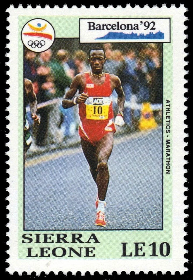 SIERRA LEONA 1510 - Juegos Olímpicos Barcelona "Maratón" (pb53257) Foto 1 de 1