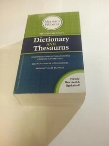 Merriam-Webster's Dictionary and Thesaurus, Paperback by Merriam-Webster - Imagen 1 de 9