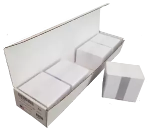 500 Blank White PVC Cards, Plastic ID Cards - CR80 30 Mil - Picture 1 of 1