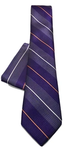 Men's Brand Q Skinny 2.75” Microfiber Tie Necktie & Pocket Square Purple NWT - Picture 1 of 3