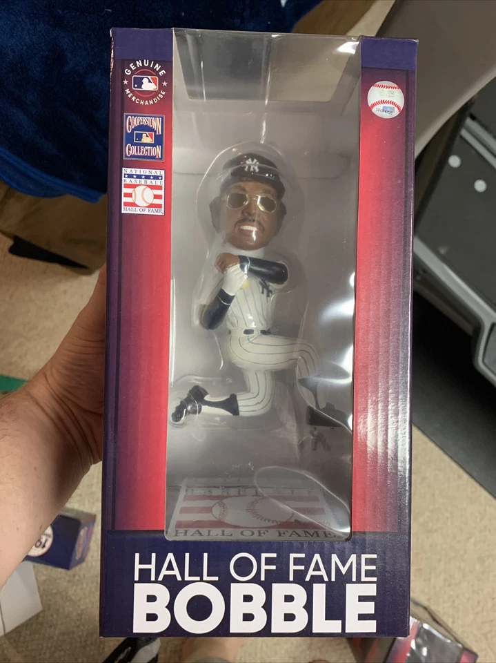 2020 REGGIE JACKSON NY YANKEES BASEBALL HALL OF FAME HOF FOREVER FOCO BOBBLEHEAD - Imagem 1 de 1