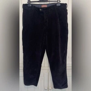 Pantalones de pana Peter Millar para hombre 38 elásticos entrepierna de algodón negro 27 largo 40 - Imagen 1 de 10