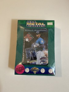 Ken Griffey Jr. All Metal Cards Metallic Impressions Factory Sealed