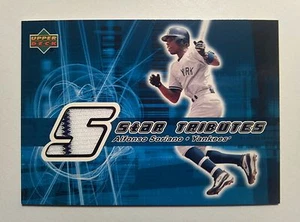 Camiseta deportiva 2002 Upper Deck Rookie Update Star Tributes Alfonso Soriano Yankees  - Imagen 1 de 2