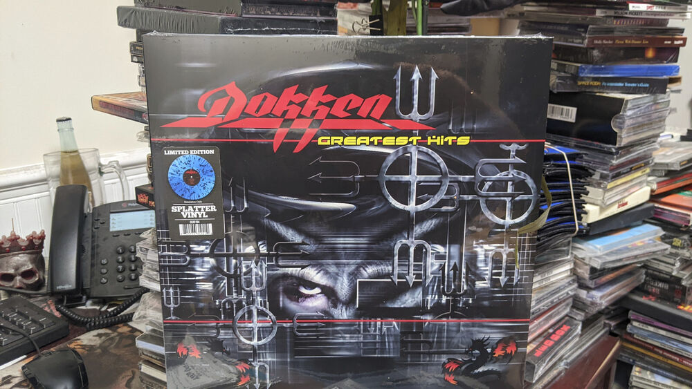 Dokken - Greatest Hits Limited Edition Blue Splatter Vinyl LP Tooth & Nail Metal