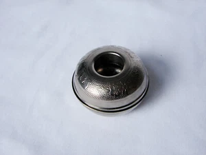 Vintage Silver Plated Shabbat Travel Candle Holder - Bild 1 von 7