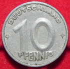 DDR 10 Pfennig 1949 "A" (11/4/1)