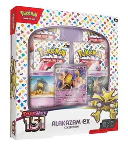Pokemon TCG Scarlet & Violet 151 Collection Alakazam Ex Box Factory Sealed - Picture 1 of 1