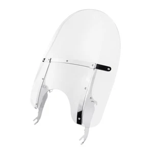 Clear Windshield Windscreen/ Mount Bracket Fit For Harley Softail Fatboy 00-2017 - Picture 1 of 13