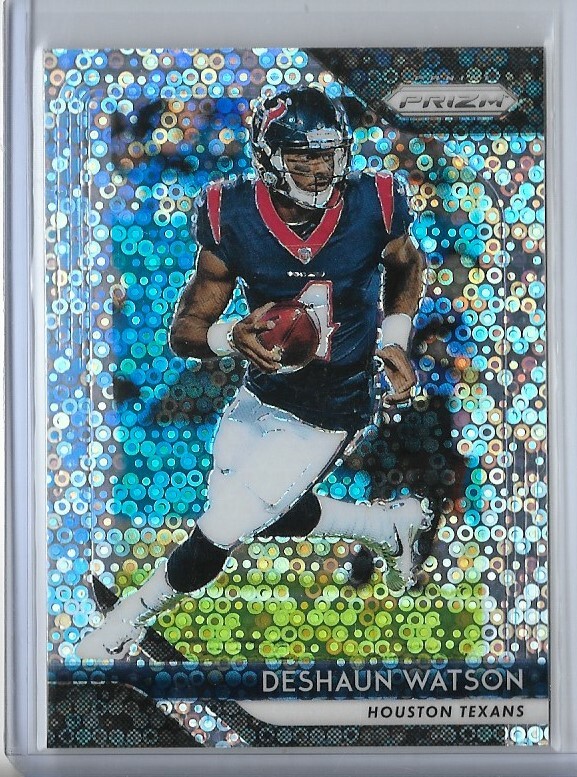 2018 Panini Prizm Deshaun Watson #120 Silver Disco Prizm Houston Texans