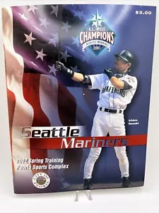 2002 Seattle Mariners Spring Training Peoria Sports Complex Magazine - Picture 1 of 6