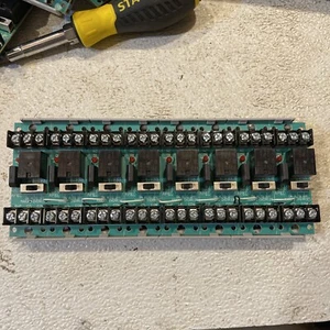 CONTROL BOARD MR-600 8 AP&C Module Manual Override Relays (shelf 47) - Picture 1 of 6