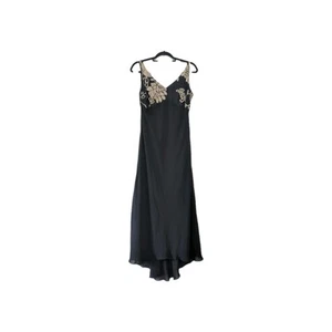 Alex Evenings Women 14P Black Embellished Sleeveless Formal Dress - Picture 1 of 2