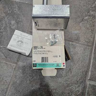NEW White-Rodgers EMERSON 5D51-78 Combination Fan And Limit Control Switch