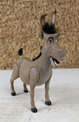 Rare Shrek 2 DONKEY 5.5" Long Poseable Hasbro Figure 2004 PLEASE READ - Image 1 of 4