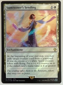 MTG: Summoner's Sending (Surge Foil) Commander: Final Fantasy Foil NM - Picture 1 of 1