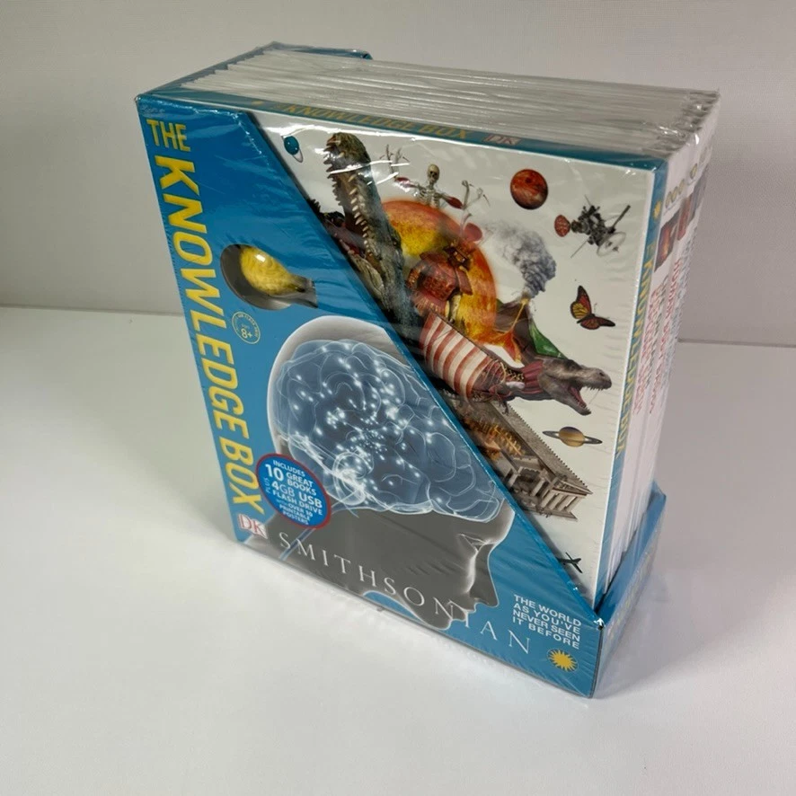 The Knowledge Box by DK Smithsonian - Set of 10 Books Thumb Drive.