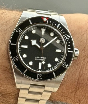 San Martin 40mm BB58 NH35 Automatic Watch  Black Dial, Sapphire Crystal - Image 1 of 4