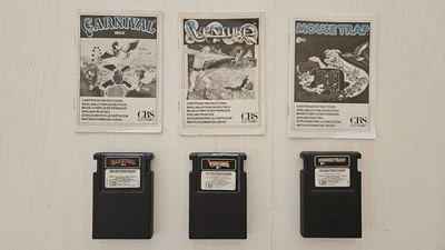 Lotto 3 CBS ColecoVision + Manuali - Immagine 1 di 2