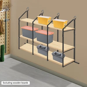Heavy Duty 4 Pack of 3 Tier Shipping Container Shelf Brackets Container Shelves - Picture 1 of 19