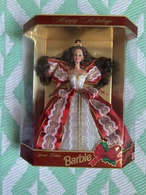 Muñeca Barbie 1997 edición especial "felices vacaciones" #17832 de Mattel Foto 1 de 4