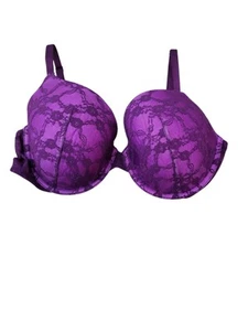 Victoria’s Secret lila Spitze gefüttert Draht wandelbar perfekte Abdeckung 34DD - Bild 1 von 7