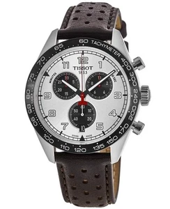 New Tissot PRS 516 Chronograph Silver Dial Men's Watch T131.617.16.032.00 - Picture 1 of 4