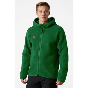 Helly Hansen Workwear Heritage Pile Hoodie Men's Green Fleece Jacket - Picture 1 of 9