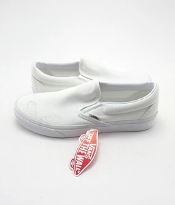 Neu mit Etikett Unisex Vans Off The Wall klassische Slipper weiß Schuhe 508731 Größe 9,5 M 11W - Bild 1 von 10
