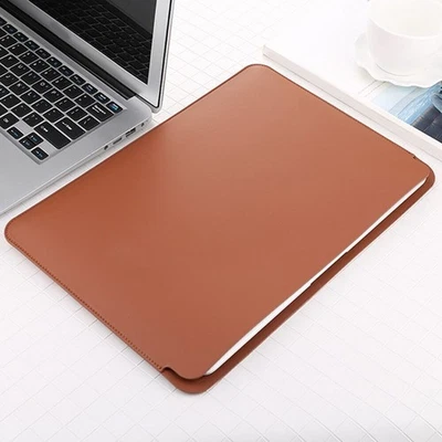PU Leather Notebook Bag Case Cover Laptop Sleeve Pouch for Macbook Air 13 inch - Image 1 of 4