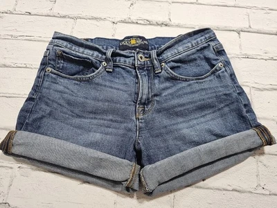 Pantalones Cortos Lucky Brand The Roll Up Para Mujer Talla 2/26 Denim Preppy  Foto 1 de 4