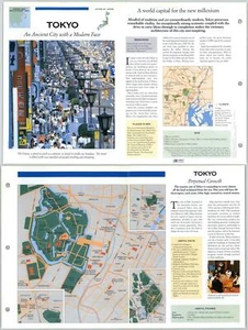 Tokyo - China & S/E Asia - Atlas Of The World - Fact File Fold-Out Page - Picture 1 of 1