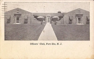 Fort Dix, NEW JERSEY - Officers' Club - 1941 - umbrellas - Picture 1 of 2